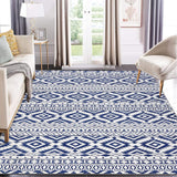 Garvee Area Rug 5x7 Washable Non-Slip Soft Indoor Vintage Low Pile Blue - Blue