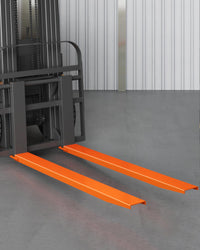Garvee 5.5" Width Pallet Fork Extension, 4600 LBS Max Heavy Duty Steel Pallet Extensions for Forklift Truck - Orange / 96x5.5 inch