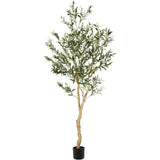 Garvee Artificial Fiddle Leaf Fig Tree 5FT(2pcs) Tall Fake Ficus Tree for Home Decor Faux Lyrata Plants Green Tree with Pot for Indoor Outdoor Home Office Living Room Bathroom Decor - green