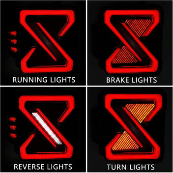 Garvee LED Tail Lights For 07-2018 Jeep Wrangler JK JKU Sport/Sahara/Rubicon Turn Signa