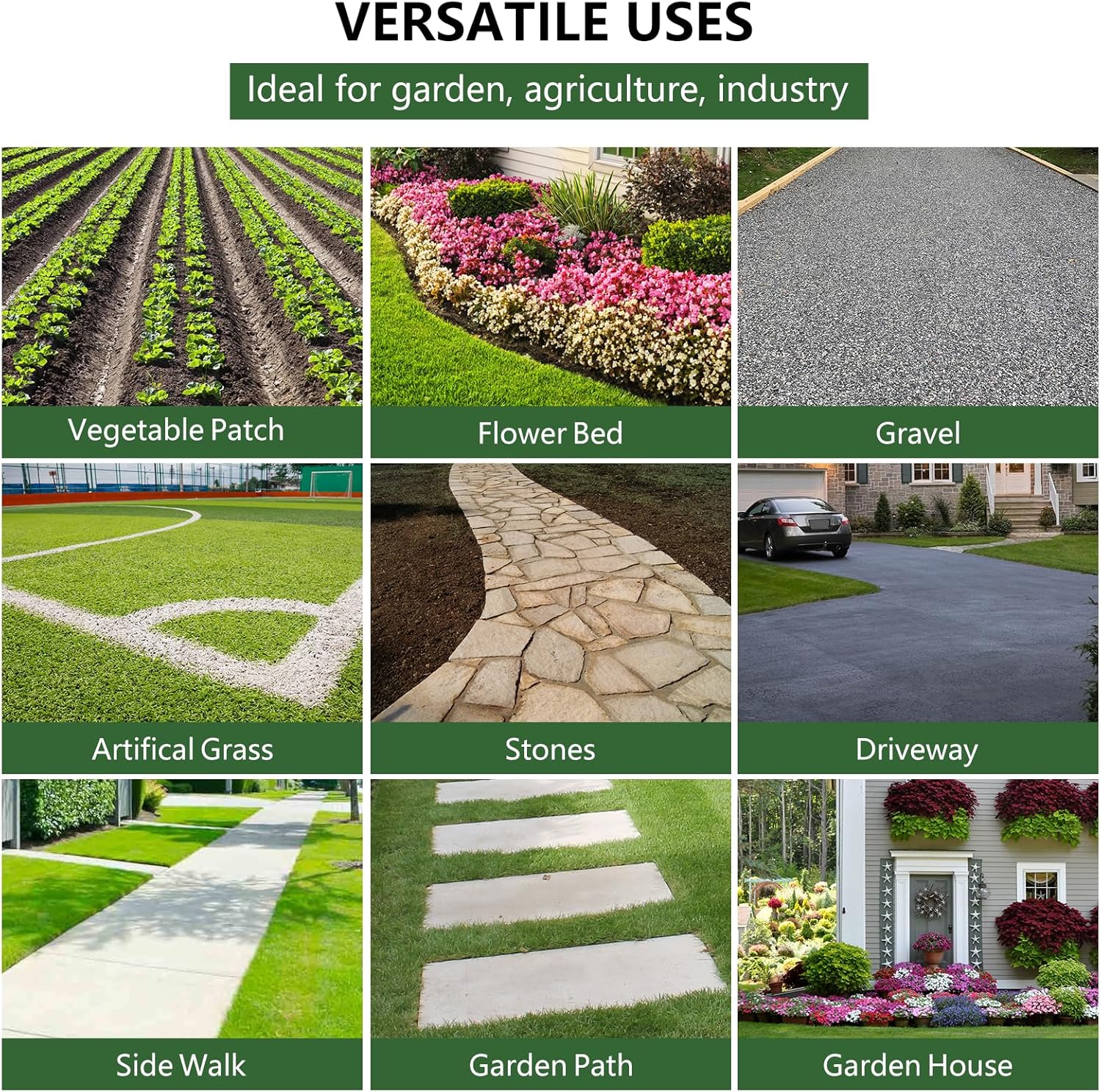 Garvee 3'x300' 5.8oz Double Layer Woven Weed Barrier Fabric - Heavy Duty for Gardens, Driveways & Commercial Landscaping