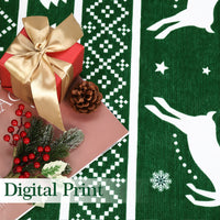 Garvee Christmas Runner Rug 2x8 Green Hallway Rug Xmas Runner Kitchen Rug Washable Rug Non Slip Carpet Holiday Decor Deer & Tree Soft Rug for Bedroom Bathroom Laundry Living Room