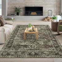 Garvee Hallway Rugs, Machine Washable Traditional Rug, Non Slip Floor Carpet, Low Pile Soft Printed Vintage Rug for Home Decor Entryway Bed Room Laundry Room Indoor