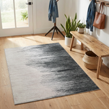 Garvee 2' x 3' Ombre Abstract Area Rug, Washable Non-Slip Low-Pile Rug for Entryway, Bedroom & Kitchen, Gray Gradient - Gray Gradient