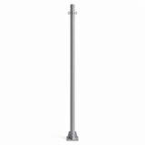 Garvee 10 ft Shade Sail Poles 2 Pack, Heavy Duty Rust-Resistant Outdoor Sun Shade Support Post Kit with D-Clamps for Patio, Backyard, Pool Deck, Garden,Grey