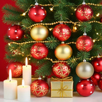 Garvee 20-Pack Christmas Decorations Multicolor Christmas Ball Ornaments, 2.36 Inch Shatterproof Decorations in 4 Assorted Colors for Vibrant Holiday Displays and Festive Tabletop Arrangements