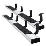Garvee 6" Wide Running Boards Stainless Steel Side Steps Nerf Bars for 2019-2023 Silverado 1500 Standard Cab, Durable, Stylish - Silver