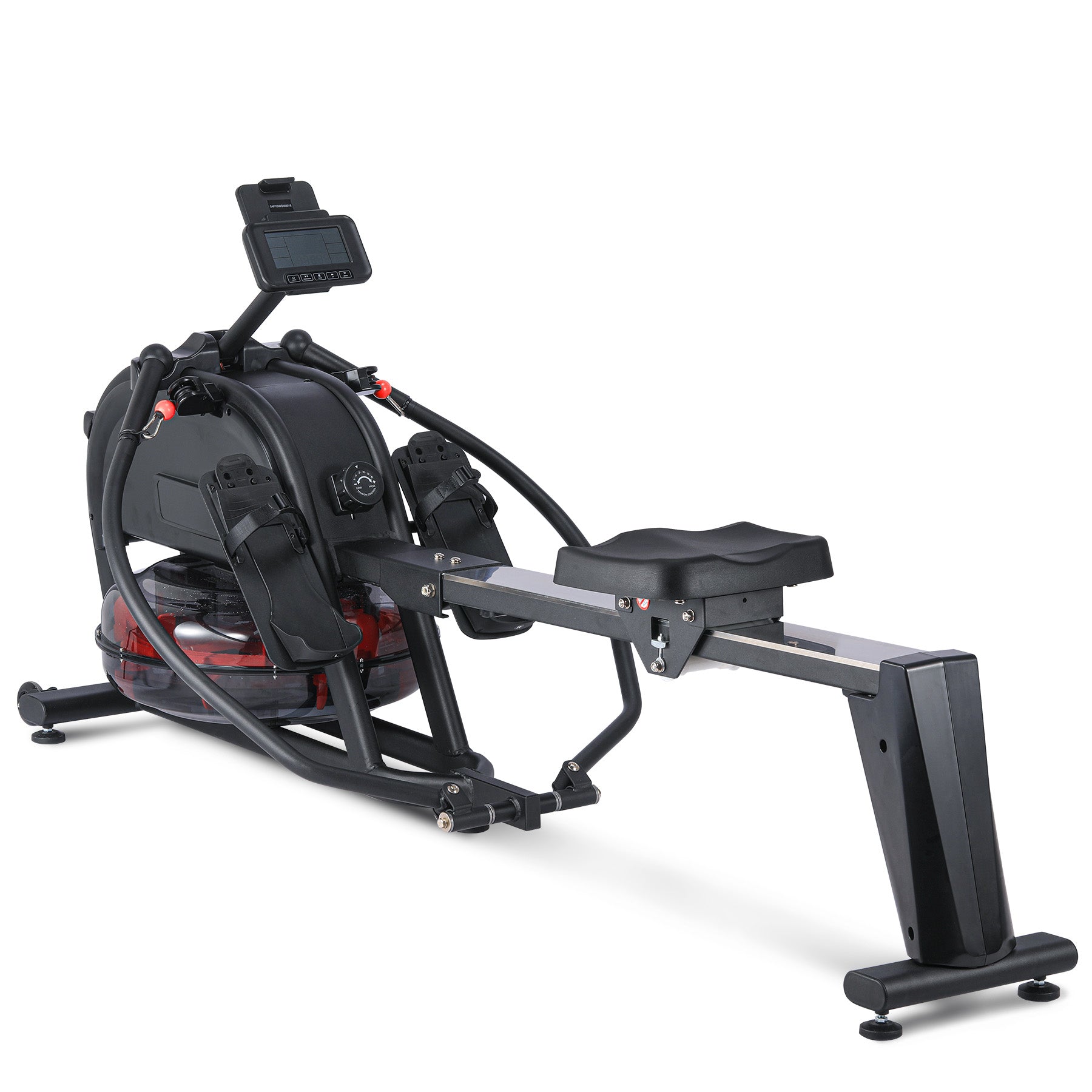 Garvee Rowing Machine, Magnetic Rower Machine for Home, 16 Levels of Quiet Dual Slide with Max 350lb Weight Capacity, App Compatible