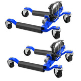 Garvee 1500Lbs Car Wheel Dolly Set 2-Pack – Hydraulic Tire Jack for Truck, RV & Trailer Positioning Blue - Blue