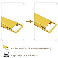 Garvee 5.5" Width Pallet Fork Extension, 4600 LBS Max Heavy Duty Steel Pallet Extensions for Forklift Truck - Yellow / 72x5.5 inch