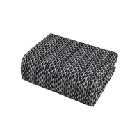 Garvee Washable Area Rugs 10x13 Large Modern Printed Accent Carpet with Non-Slip Backing, Non-Shedding Contemporary Woven-Style Living Room Rugs for Bedroom, Office, Black