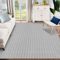 Garvee Washable Area Rugs 10x13 Large Modern Printed Accent Carpet with Non-Slip Backing, Non-Shedding Contemporary Woven-Style Living Room Rugs for Bedroom, Office