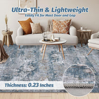 Garvee Vintage Area Rug, 10x13 Boho Washable Large Living Room Bedroom Rug Retro Non-Slip Non-Shedding Low Pile Farmhouse Area Rug for Dining Room Home