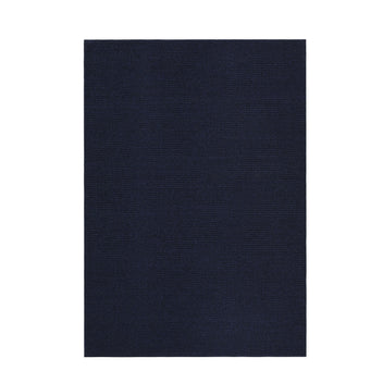 Garvee 9x12 Area Rug Modern Solid Textured Extra Large Area Rug Machine Washable Rug for Living Room, Non-Slip Stain Resistant Accent Rug Farmhouse Weaving Floor Cover Carpet for Bedroom, Navy