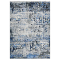 Garvee Modern Abstract Boho Washable Area Rug High-Traffic Areas Living Room Bedroom Kitchen Dining Blue 10x13