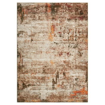 Garvee Modern Abstract Boho Washable Area Rug High-Traffic Areas Living Room Bedroom Kitchen Dining Camel 5x7