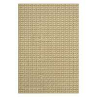 Garvee Modern Camel 6x9 Area Rug Braided Print Throw Rug with Non-Slip Backing, Washable Contemporary Accent Carpet, Foldable Low Pile Floor Cover for Living Room, Bedroom