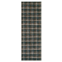Garvee Black Brown 2x6 Runner Rug Bathroom Rugs Non Slip Machine Washable Hallway Rug Modern Soft Non-Shedding Kitchen Runners for Bathroom Bedroom Entryway Nursery