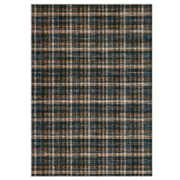 Garvee Black Brown 5x7 Washable Area Rugs for Bedroom Modern Accent Rug Non Slip Indoor Soft Throw Rugs Low Pile Farmhouse Stain Resistant Carpet for Living Room Office Dorm Nursery