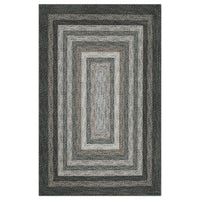 Garvee Washable 5x7 Area Rug Non Slip TPR Backing Low Profile Polyester Durable Stain Resistant Vintage Farmhouse Living Room Bedroom