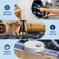 Garvee Modern Bowknot Printed Runner Rug - Soft Low Pile, Washable Polyester - Non-Shedding, Foldable, TPR Backing - 2x6 ft Indoor Bedroom Living Room Bathroom