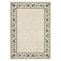 Garvee Area Rug 8x10 Washable Non Slip Floral Carpet Soft Low Pile Polyester TPR Backing Living Room Dining Office