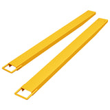 Garvee 84 Inch Forklift Fork Extensions 5mm Steel Heavy-Duty Slide-On Safety Strap Yellow Warehouse Use - Yellow