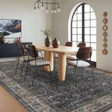 Garvee Washable Area Rugs Reddish Brown 5'x7' Antique Distressed Large Rug for Living Room Bedroom Dining Office - Reddish Brown