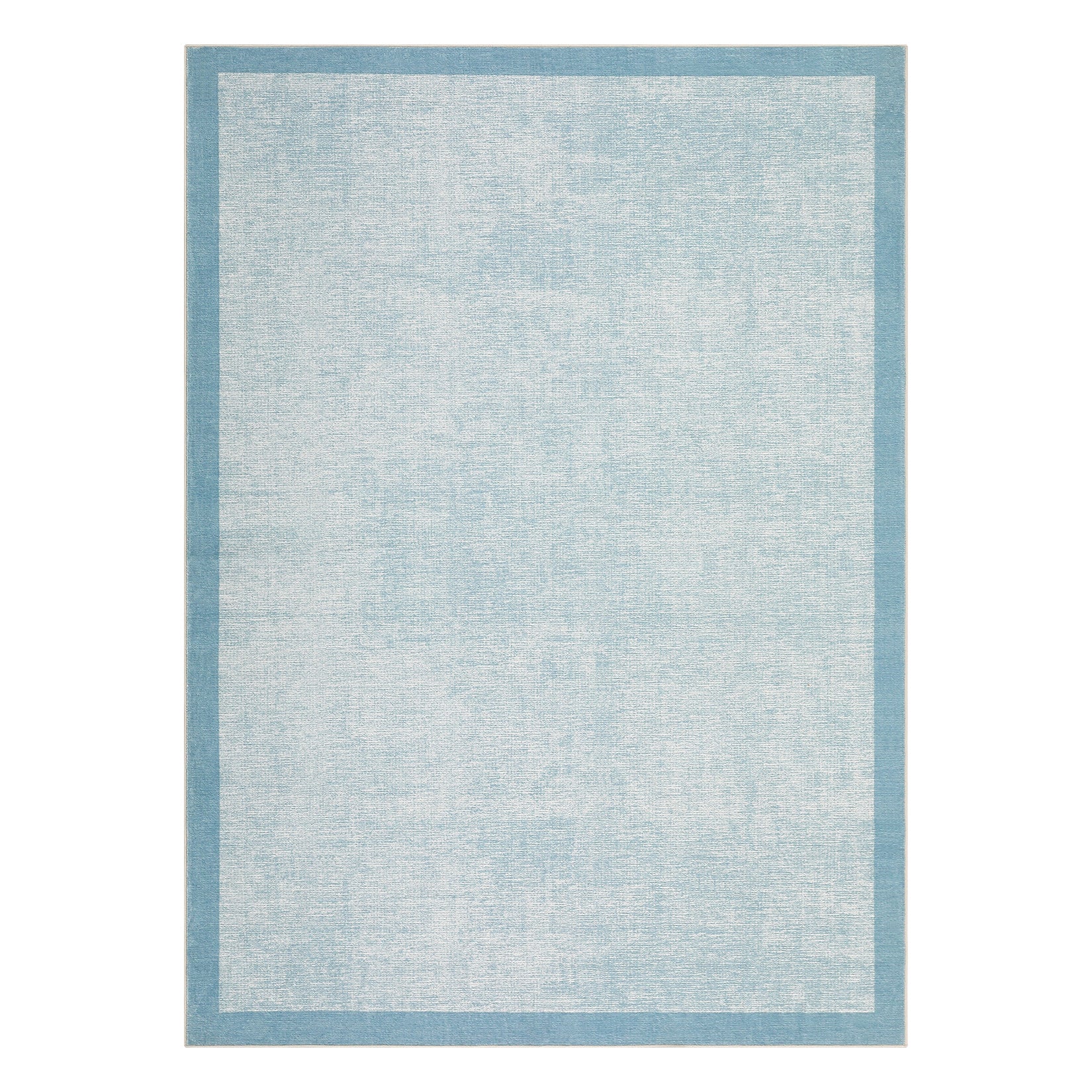 Garvee Large Area Rug 10x13 Washable Non Slip Modern Geometric Carpet Light Blue for Living Room Bedroom Dining Room