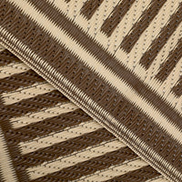 Garvee Waterproof Reversible Outdoor Rug - Modern Geometric Patio Mat - UV & mark Resistant, Washable - Ideal for Lawn, Deck, RV, Camping, Picnic, Backyard, Balcony
