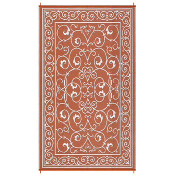 Garvee 9' x 12' Outdoor Rug Plastic Straw Waterproof Reversible Lightweight Foldable Patio Camping Beach Mat