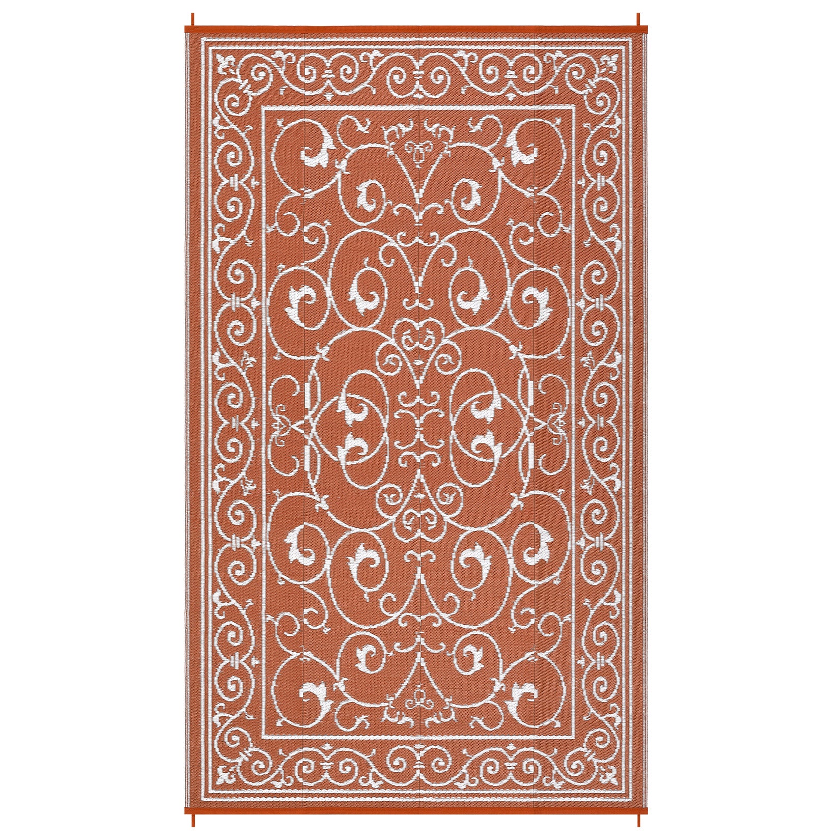 Garvee 9' x 12' Outdoor Rug Plastic Straw Waterproof Reversible Lightweight Foldable Patio Camping Beach Mat