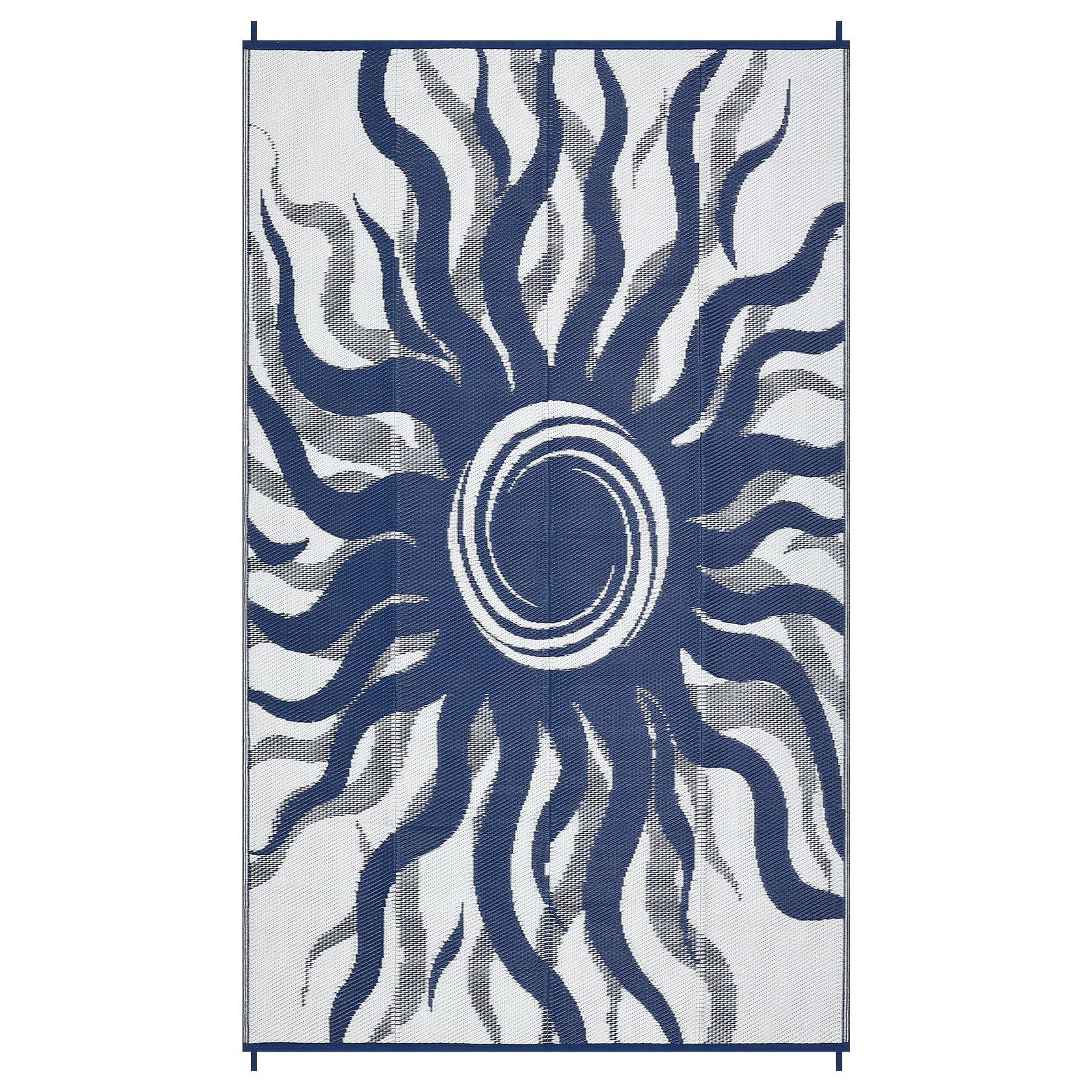 Garvee Outdoor Rug 9x12 Waterproof Reversible Plastic Straw Quick-Dry UV Resistant Lightweight Foldable for Camping Picnic Balcony Porch RV