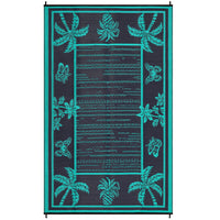 Garvee Outdoor Rug 8x10 Waterproof Reversible Polypropylene Durable UV-Protected Lightweight Patio Deck Balcony Camping