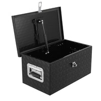 Garvee 20 Inch Aluminum Diamond Plate Tool Box With Lock and Keys, Heavy Duty Waterproof Truck Storage Organizer Chest for Pick Up Truck Bed, Rv Trailer/Van With Side Handle