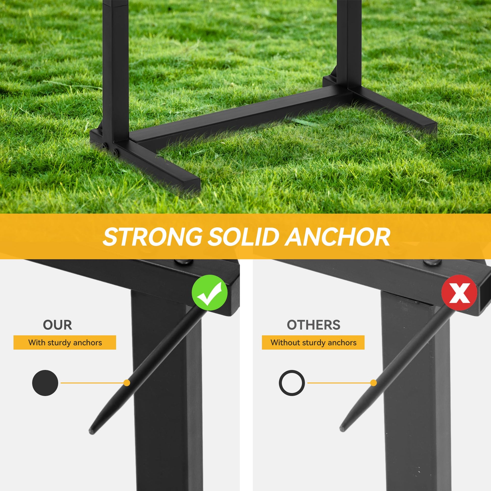Garden Hose Holder Water Hose Holder with 6 Hooks - GARVEE