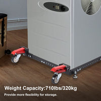 Garvee Mobile Base, Garvee Adjustable Mobile Base - 710LBS Load-Bearing, Industrial Strength Mobile Base with Swivel Wheels, Heavy-Duty Mobile Base Kit for Equipments, Tools