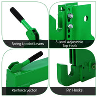 Garvee 3-Point Quick Attach Hitch, 2 Inch Receiver & 5 Bolts Adjust