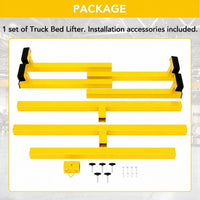 Garvee Truck Bed Lifter Box, Heavy-Duty Lift Support for Pickup Trucks, 800 lbs Weight Capacity, Ideal for Truck Beds, Yellow