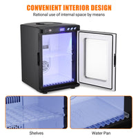 Garvee 25 L Incubator, Portable Reptile Science Laboratory Incubator, Temperature Controlled 5°C-60°C, for Small Reptiles（Black）