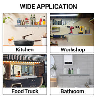 Garvee Concession Shelf 70 x 12x1.6inch - Stainless Steel Drop Down Folding Serving Food Shelf, Stand Serving for Concession Trailer Serving Window, for Food Truck, Grill Area, Restaurant, Garage