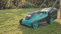 Garvee 17-Inch Cordless Lawn Mower, Brushless 2-in-1 Push Mower with 2 × 20V 4.0Ah Batteries, Dual-Port Charger, 6 Cutting Heights & 12-Gallon Bag