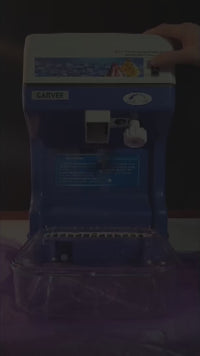 Garvee Commercial Ice Shaver & Crusher High-Performance – 300LBS/H, 500W, 500RPM – Stainless Steel Snow Cone Machine with 5L Collector – Adjustable Ice Texture – Ideal for Home, Snack Bars, Parties, Business