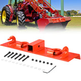 Garvee Tractor Bucket Grab Hooks Heavy Duty Bolt-On 2" Receiver Forged Steel Safety Design Compact Fit 1025R 2320 2520 2720 Suitable for Heavy Load Towing