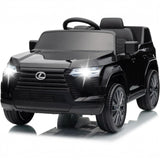 Garvee Licensed Lexus GX550 12V Kids Electric Ride-On Car – Parent Remote Control – 4-Wheel Suspension – Music & LED Lights – Battery Powered Toy for Boys & Girls - Black