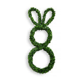 Garvee Minimalist 30 Inch Green Boxwood Rabbit Wreath – Easter Rabbit Decor for Front Door, Wall or Window – Farmhouse Spring Indoor Outdoor Artificial Greenery – Green Leaf Color