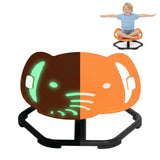 Garvee Glow-in-the-Dark Elephant Spinning Sensory Chair for Kids – Swivel Perch and Spin Toy for Autism, ADHD, Balance Training – Gross Motor Skills Chair – Gift for Ages 3+ – Color: Orange - Orange