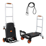 Garvee 2-in-1 330 lb Folding Hand Truck, Convertible Platform Mode, for warehouses, offices and homes, Gray