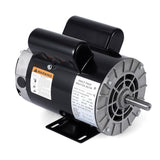 Garvee 3.7HP SPL Air Compressor Electric Motor, 56 Frame 230V 3450 RPM 5/8" Keyed Shaft, 18 Amps 60 Hz Dual CW/CCW Rotation – 1.88" Shaft Length - Black