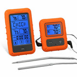 Garvee Wireless Remote Digital Meat Thermometer with 2 Probes – Accurate Food Temperature for Oven, Grill, Kitchen Cooking, BBQ, Smoker, Steak, and Candy – Model TS-TP20 – Color: TS-TP20